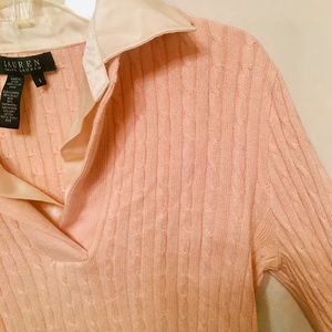 Cashmere Cardigan | Soft Pink | Ralph Lauren